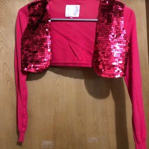 Little Girls Sequin Shrug